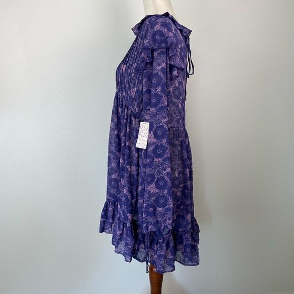 NWT Free People Violet Combo Top Size S - Picture 3 of 8